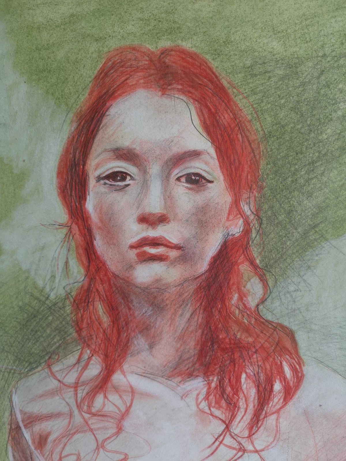 Res Timea's Vintage Figurative Sketch Of Woman: A Glimpse Into 1999 Kaposvar, Hungary   Unique, Bold, And Thoughtful Artwork, Monochrome photo for sale