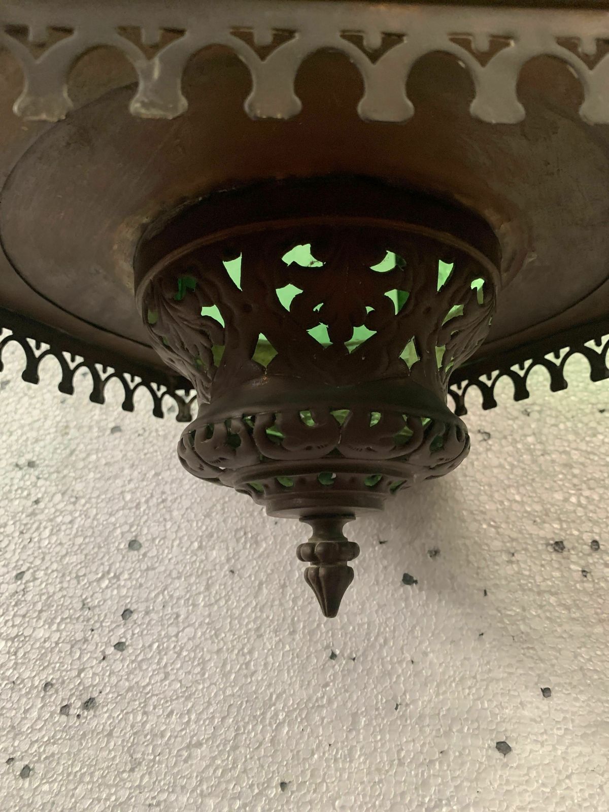 Lantern Of Vestibule In Bronze And Patinated Brass XX Century photo 752.7064499999999