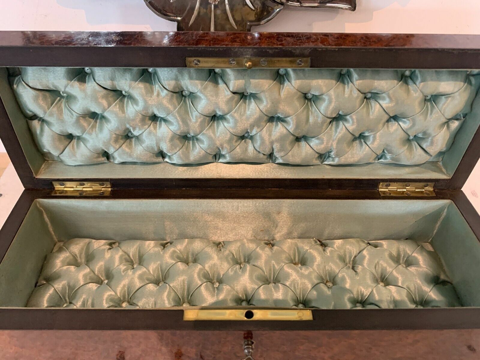 photo furniture Jewelry Box In Chuja Magnifying Glass Napoleon III Marquetry Boulle XIX Century