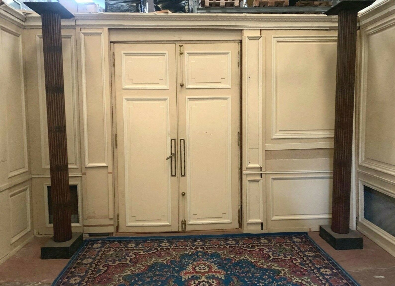 Louis XVI Style Woodwork And Stucco Patina XIX Century