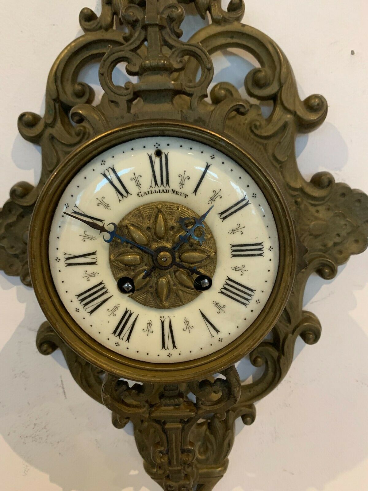 Chiseled Bronze Applique Cartel With 19th Century Mascaron Decoration photo furniture