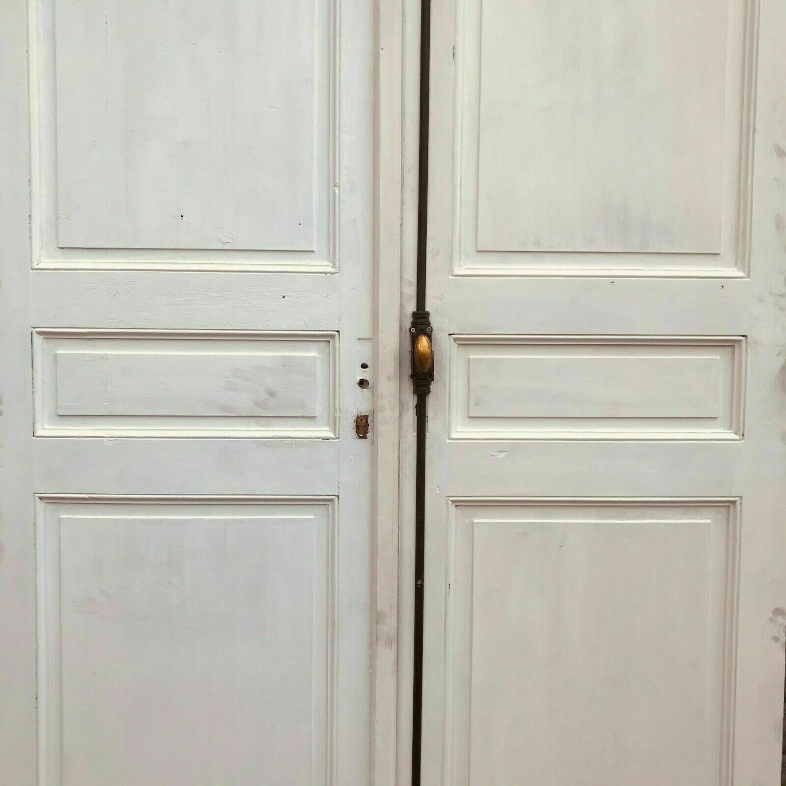19th Century Patinated Fir Double Passage Doors photo 1287.75