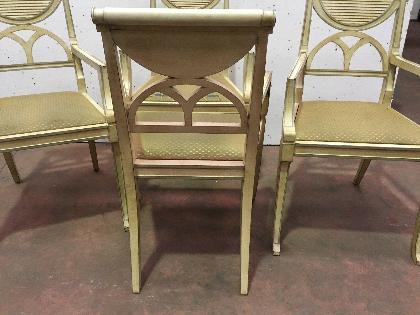 Patinated Beech Armchair Pair Of Designer Armchairs Style Armchair Chair photo vinterior