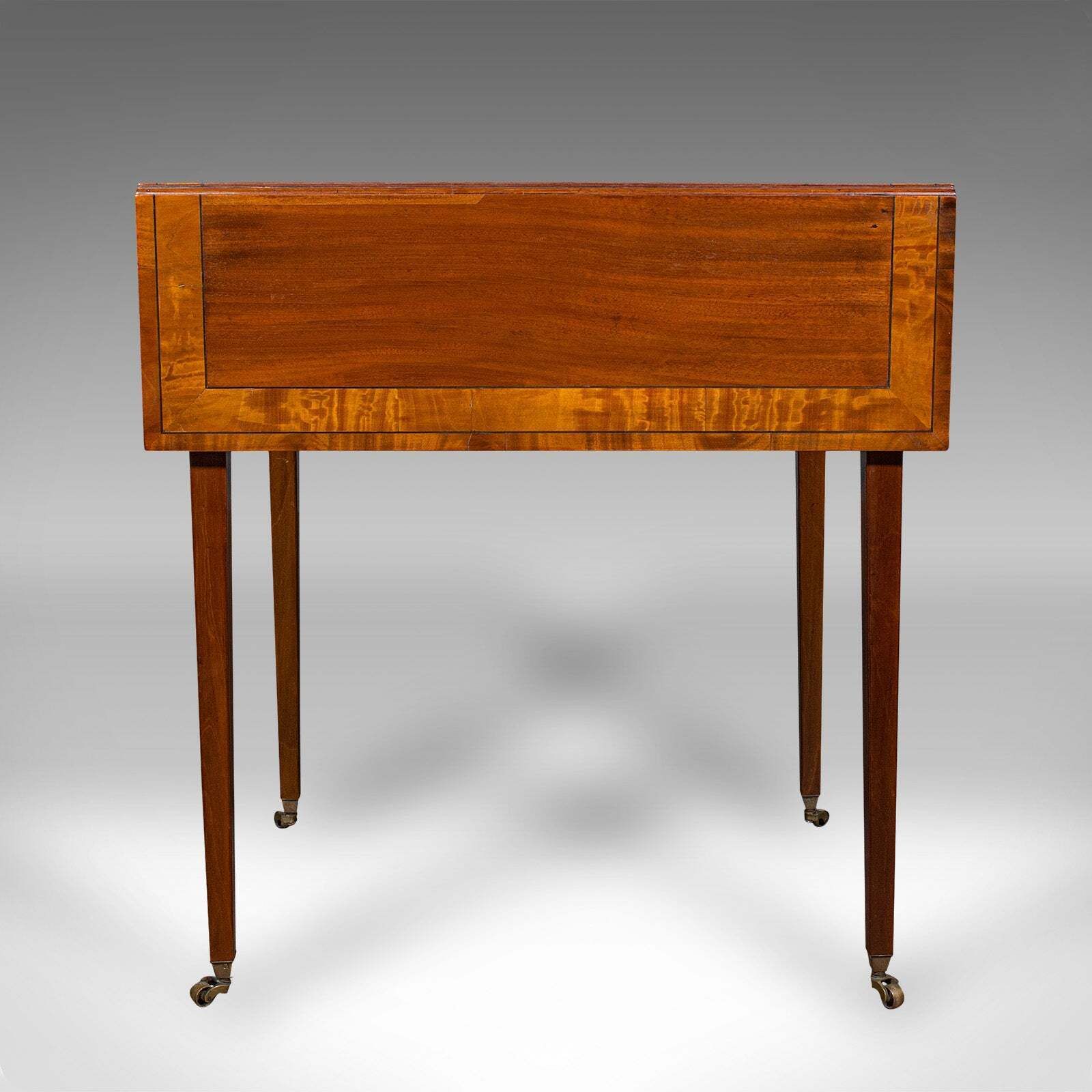 Antique Pembroke Table, English, Drop Leaf, Occasional, Tea, Regency, Circa 1820 photo Furniture