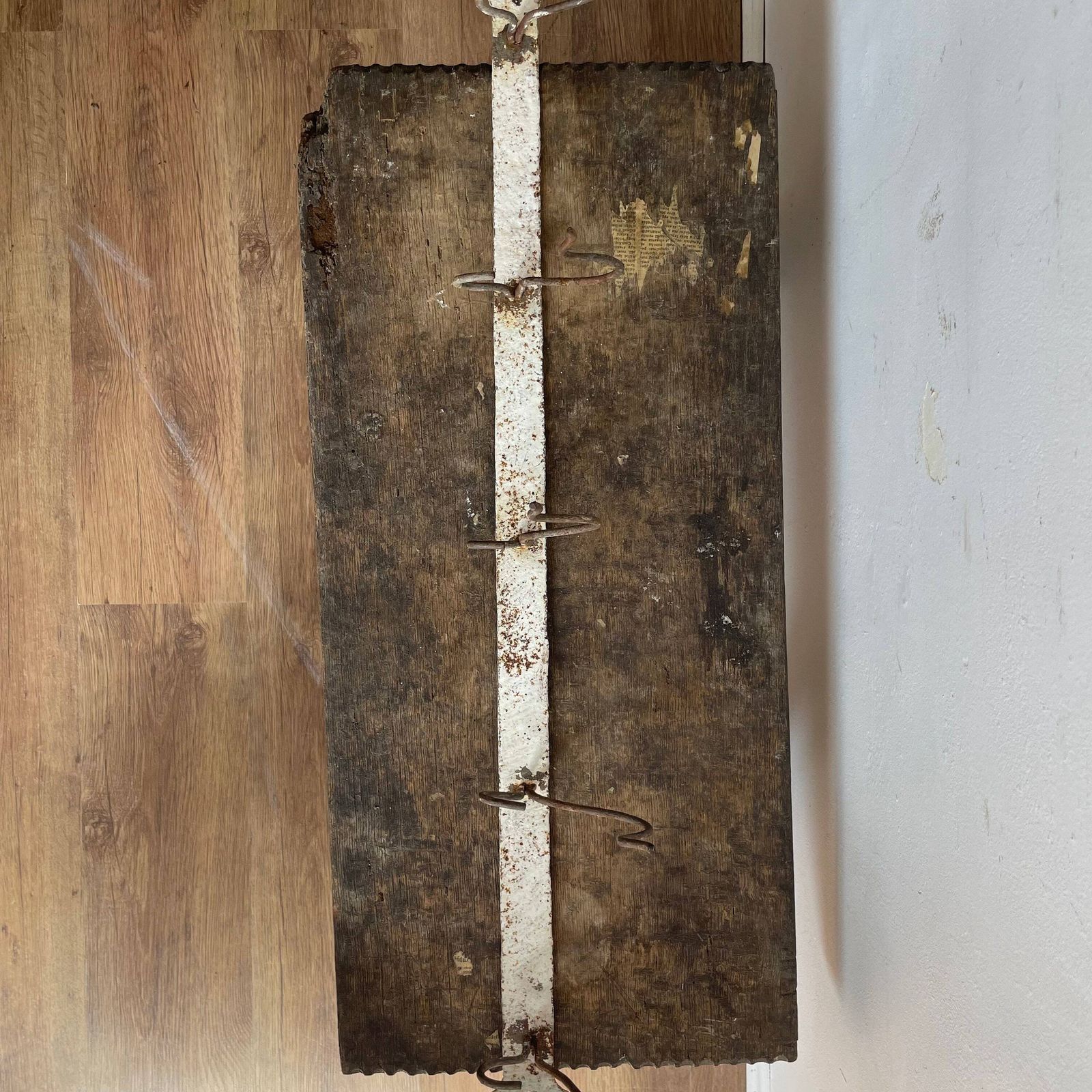 Large Coat Hook Rustic Old And Metal High Patina Farm Barn Unique Hand Made Imperfect Shape, Wabi Sabi, Hats, Scarfs Hallway Decor photo 88.0