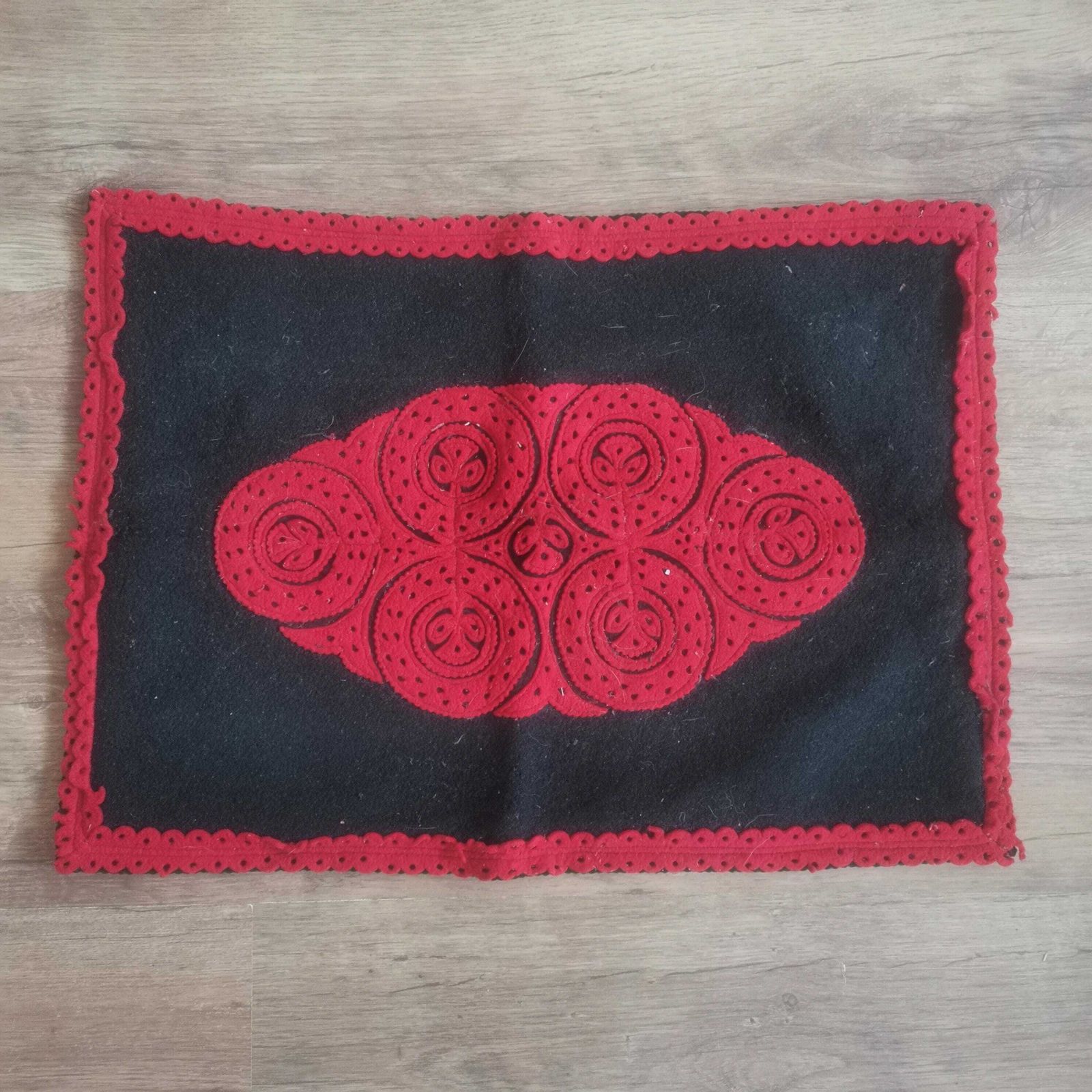 Gift Of Derecske   Authentic Hungarian Patched Felt Pillow Case From Derecske Village (Mid East Hungary), Traditional Home Decor