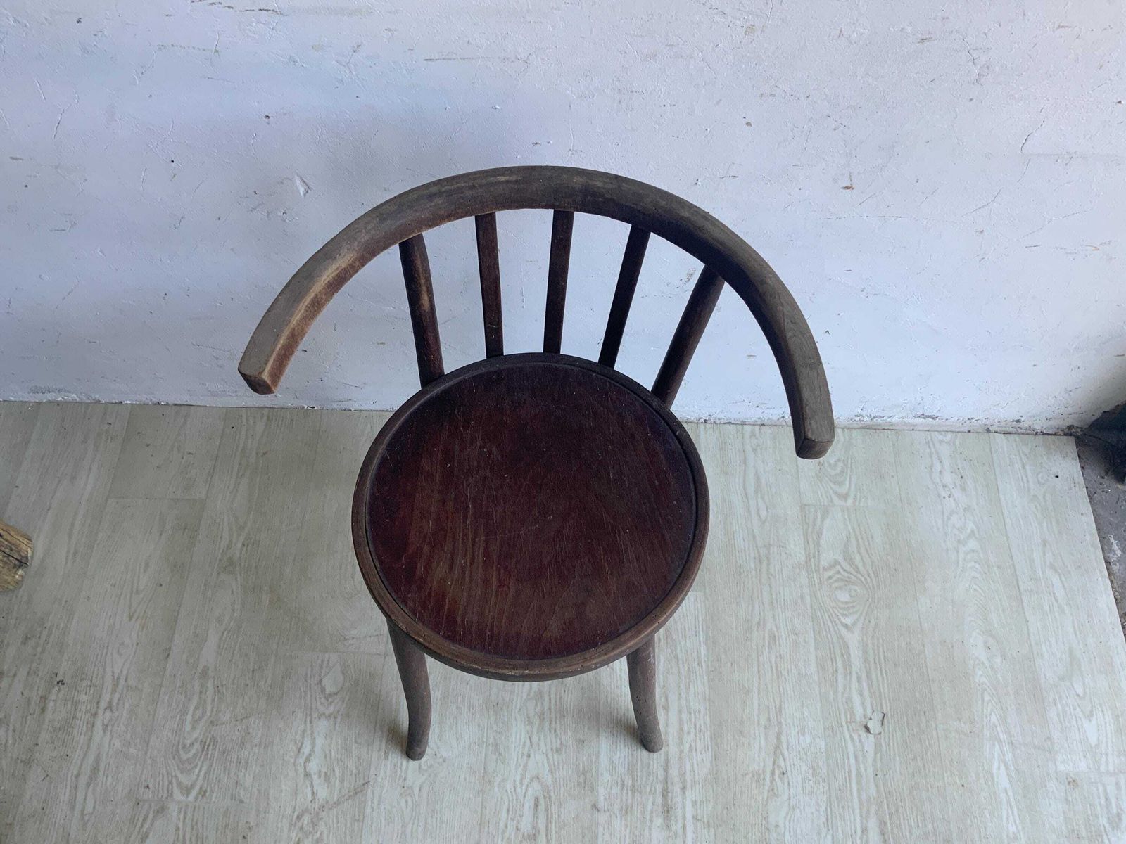 Thonet Inspired Chair: 1890s Austrian Charm | Solid Elm Craftsmanship | Salvaged From Budapest Tea Room | Historic Elegance For Your Space photo vinterior