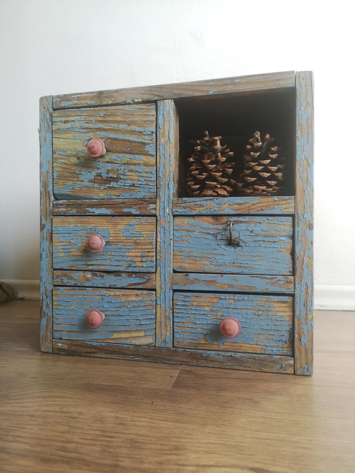 Folk Apothecary Cabinet Small. Jewelry Box Mini Chest Of Drawers Herb Cupboard, Original, Trinket, Hand Made, Primitive 100 Yrs Old photo buy