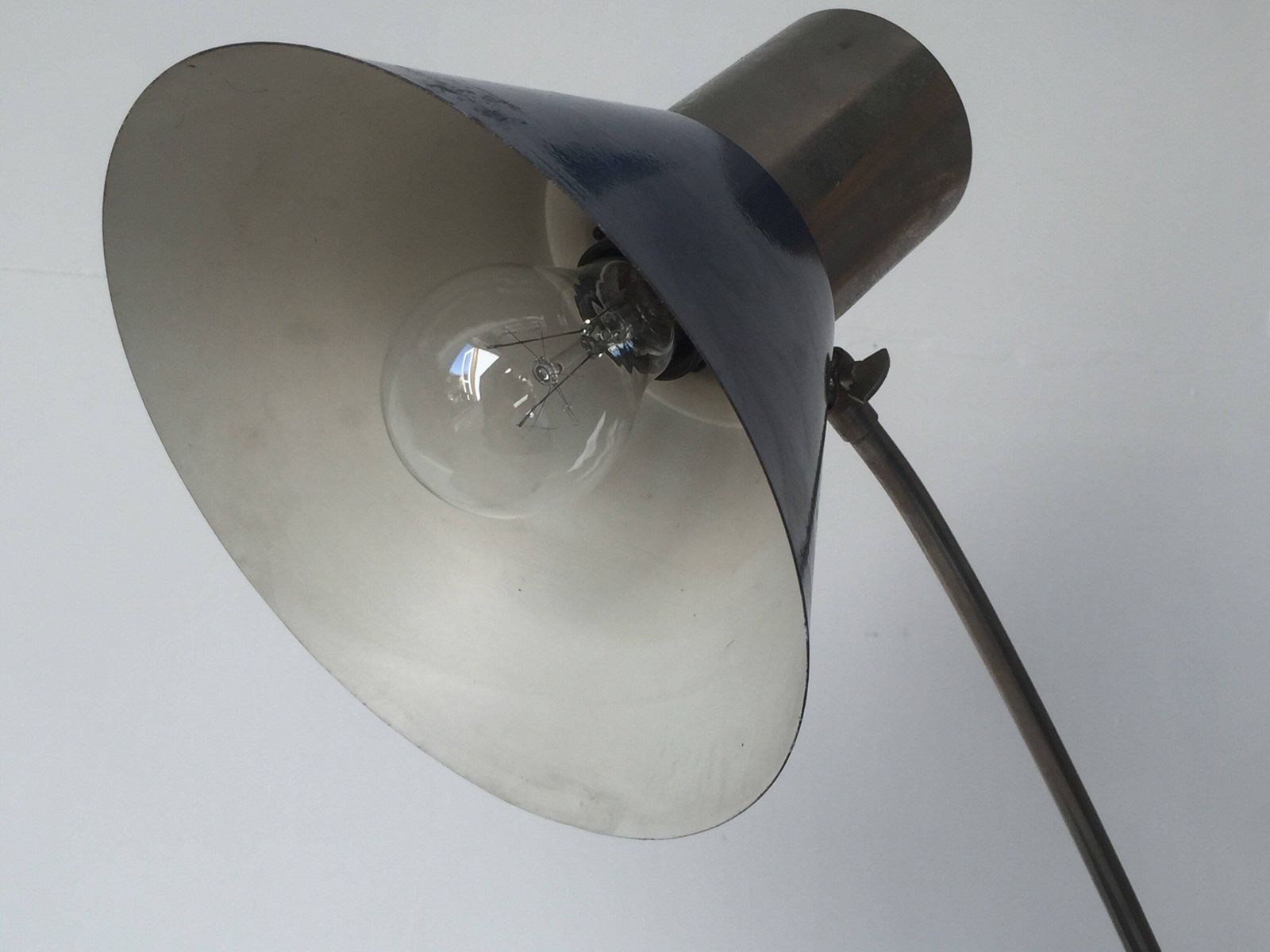 Mid Century Table Desk Lamp, Photo Studio Lighting, Circa 1960's & 70's, Vintage Retro Lamp photo vintage