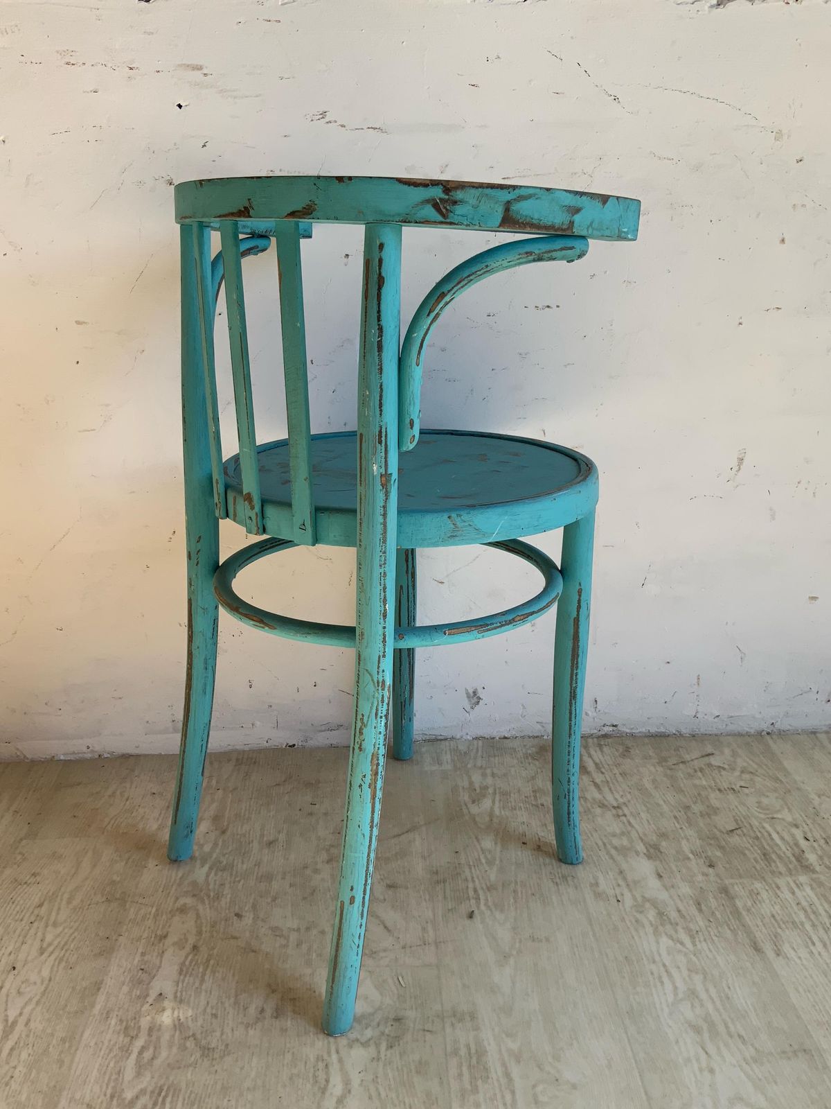Antique Thonet Style Chair:1890s Austrian Elegance Solid Oak Wood| Reclaimed From Budapest Tea House| Timeless Art For Your Home Décor Blue photo buy