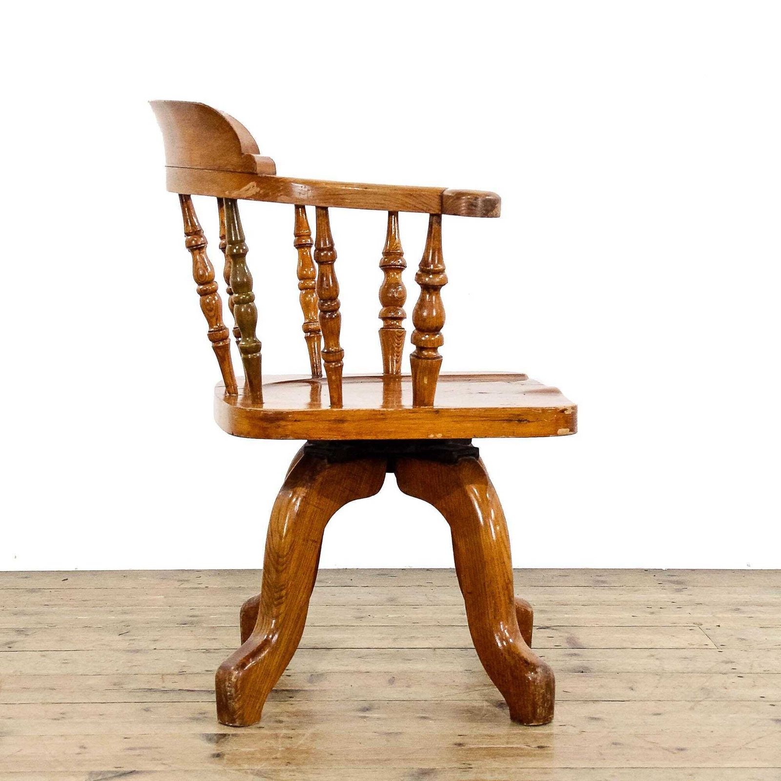 Antique Early 20th Century Captain's Chair photo for sale