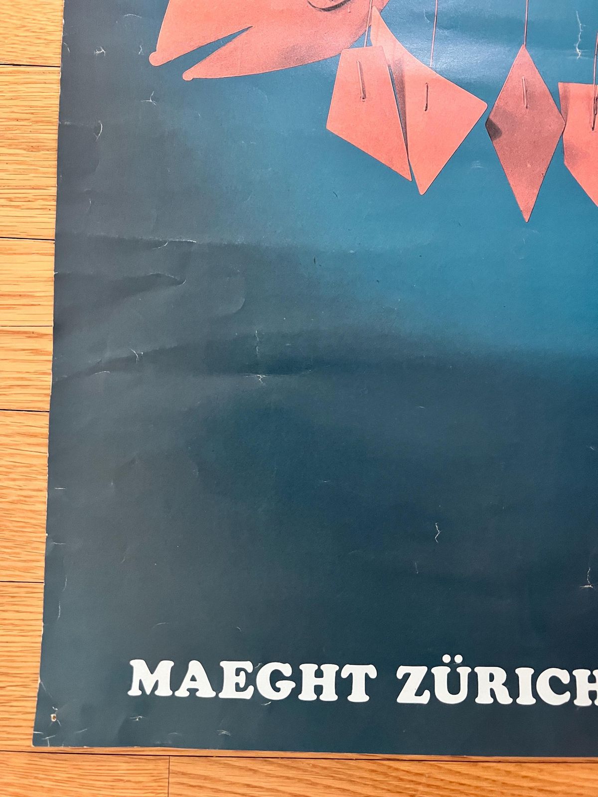 Original 1982 Alexander Calder Art Exhibition Poster – Gallery Maeght Zurich – Rare Vintage Collectible photo buy
