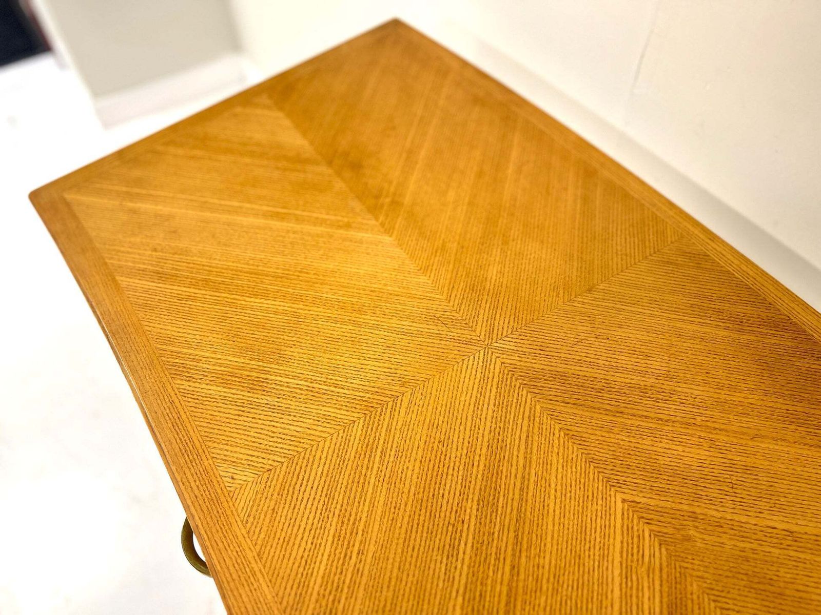 Attributed To Maison Dominique, French Sycamore Desk photo buy