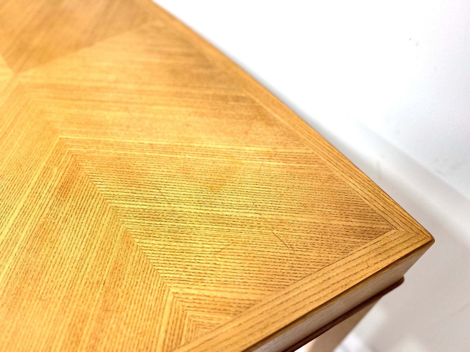 photo furniture Attributed To Maison Dominique, French Sycamore Desk
