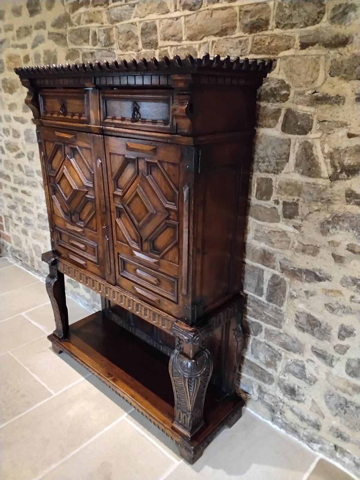 Dark Oak ( Possibly French Oak) Cabinet As Photo photo for sale