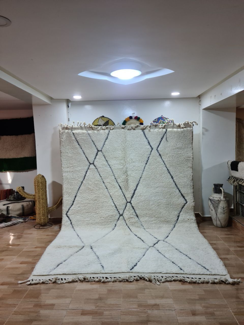 Authentic Handmade Beni Ourain Rug – Luxurious Berber Elegance 300x200 Cm photo furniture