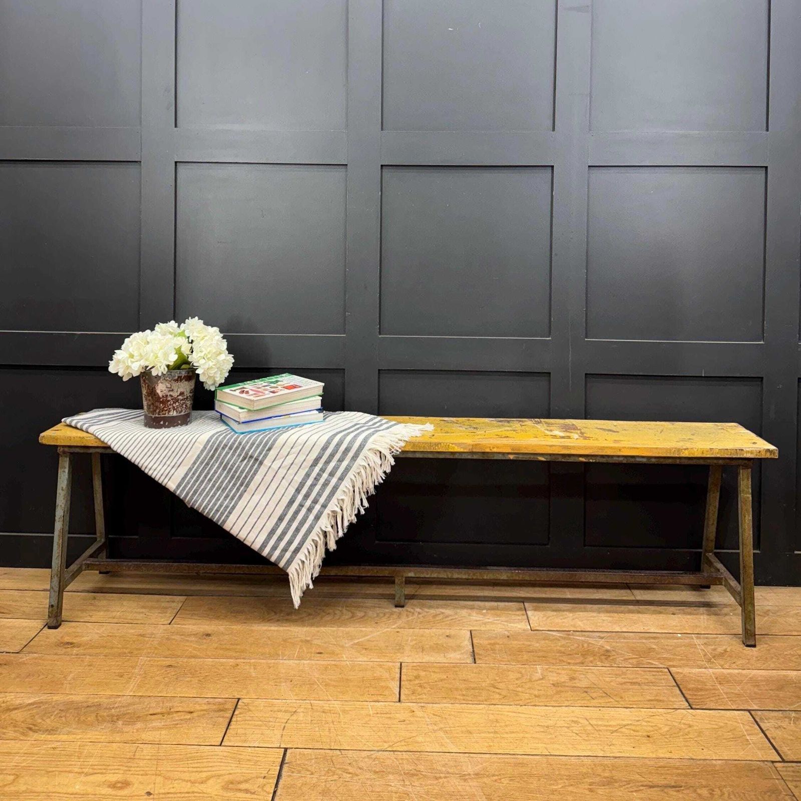Vintage Bench Seat / Hallway Seat / Rustic Furniture / Kitchen / Dining Room / Seating / Window / Inside Or Outside / Home Or Garden A