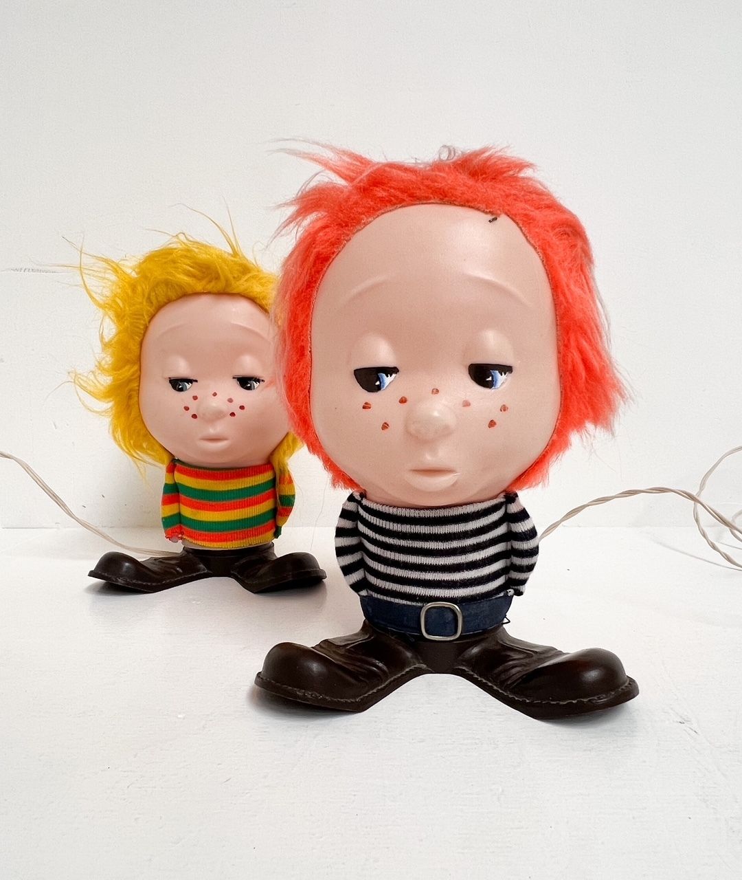 photo buy Rare Set Of ‘Funky Boys’ Table Lamps By Linea Zero (2), 1960s