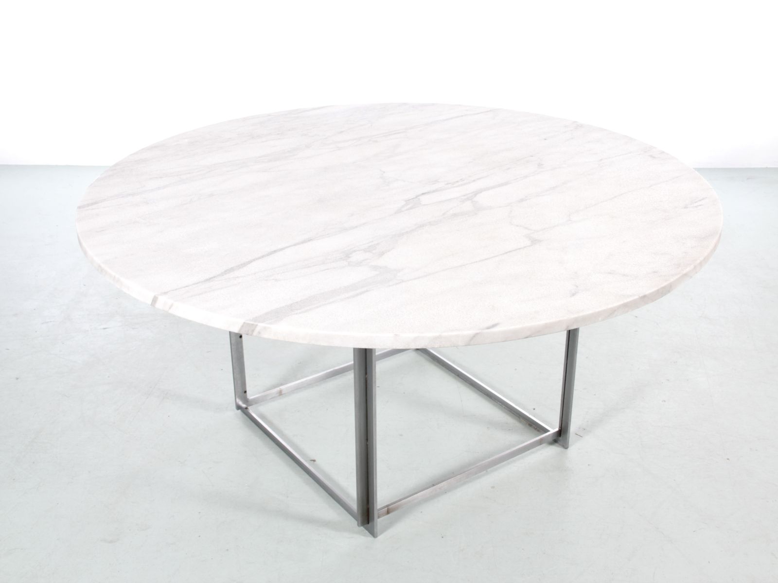 photo for sale Mid Century Modern Scandinavian Dining Table Pk 54 With Extensions By Poul Kjaerholm For Kold Christensen