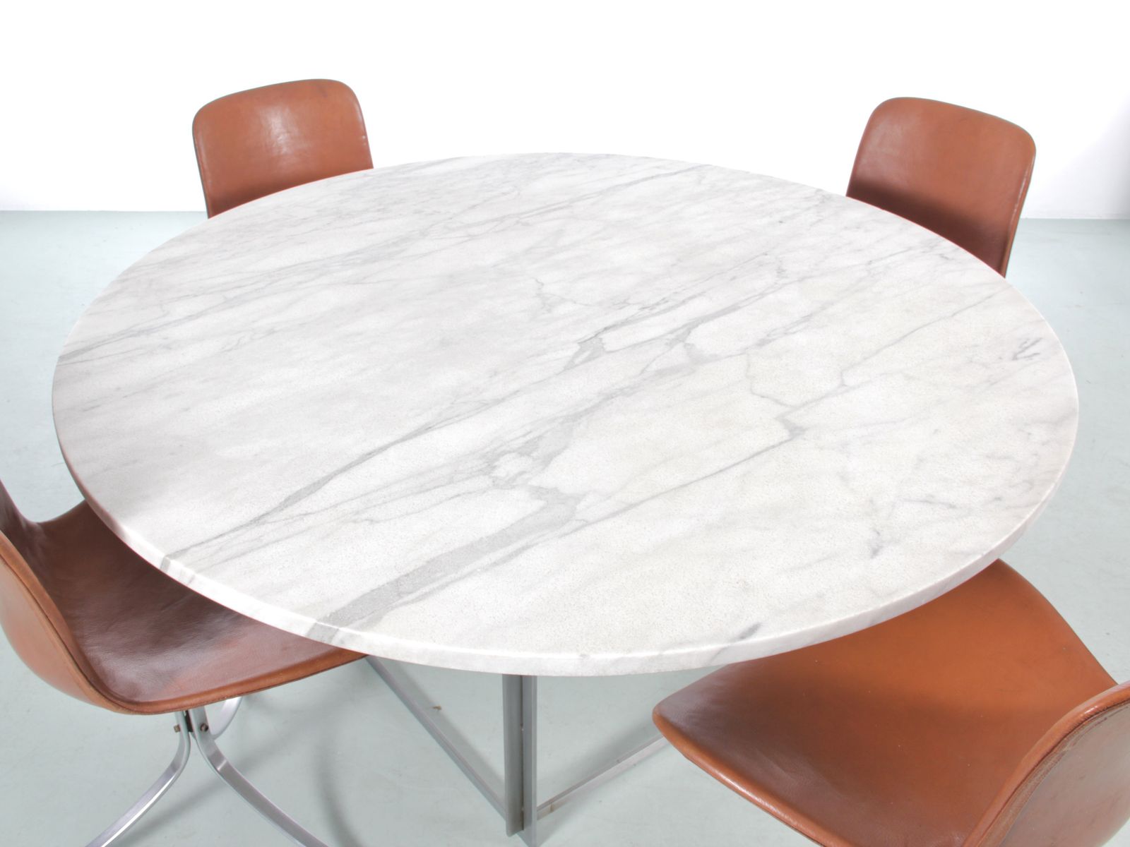 36400.0 Mid Century Modern Scandinavian Dining Table Pk 54 With Extensions By Poul Kjaerholm For Kold Christensen photo