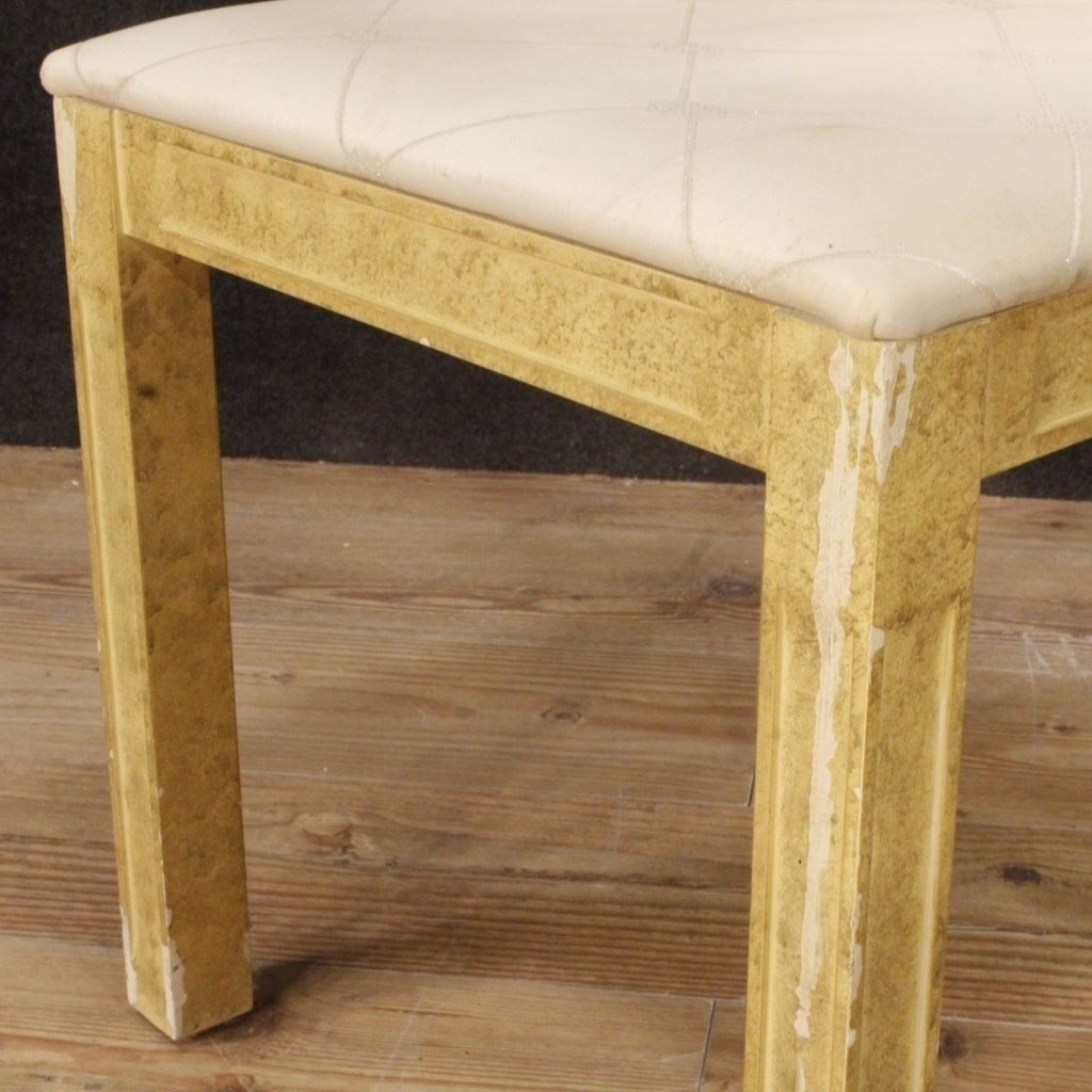 photo furniture 8 Lacquered And Painted Italian Chairs From 20th Century