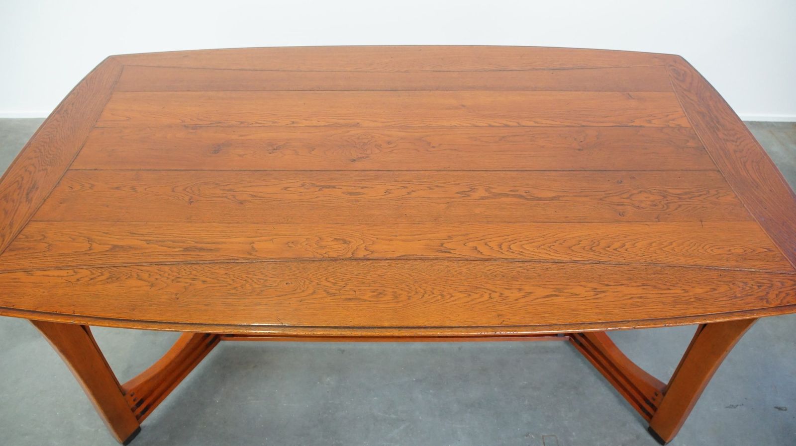 Very Nice 4 To 6 Person Art Nouveau Design Dining Table From Schuitema With Beautiful Details photo vinterior