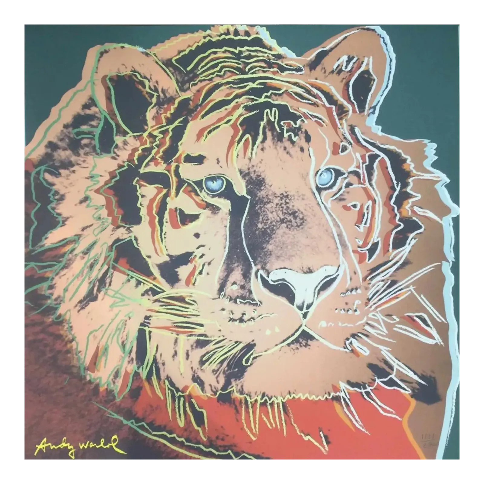 1986 Carnegie Museum Of Art After Andy Warhol "Offset" Lithograph