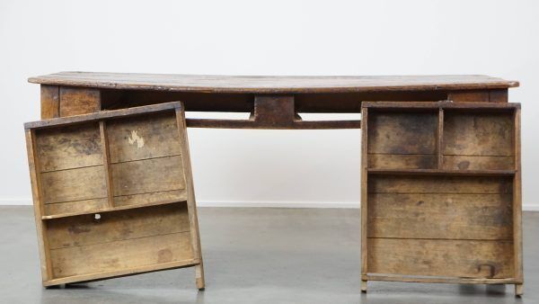 Wonderful Antique French Dining Table With A Fantastic Top From The Late 18th Century photo for sale