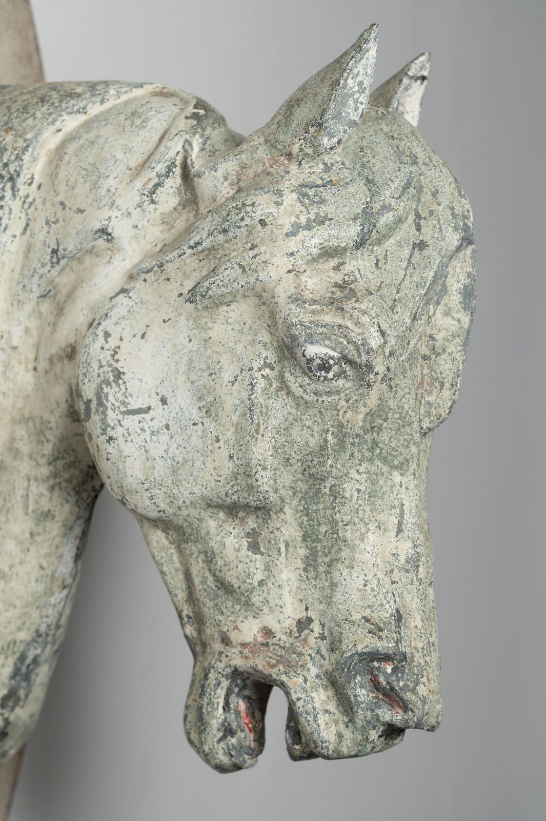Antique French Horse, 1800s photo Art