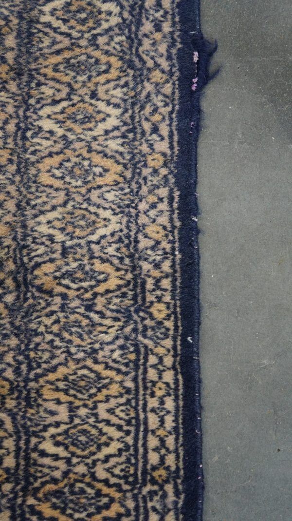 Nice Vintage Oriental Rug In Mainly Blue Tones 130x78cm photo 102.9135