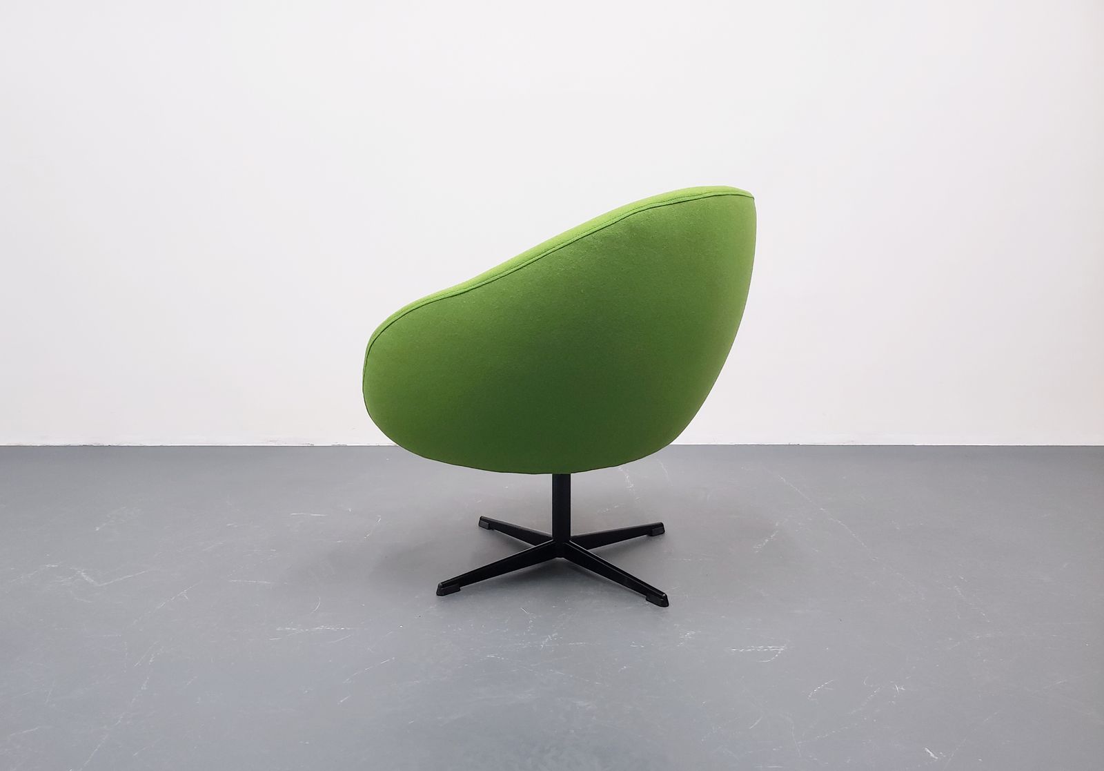Karl Eric Klote Swivel Egg Chair In Wool photo buy
