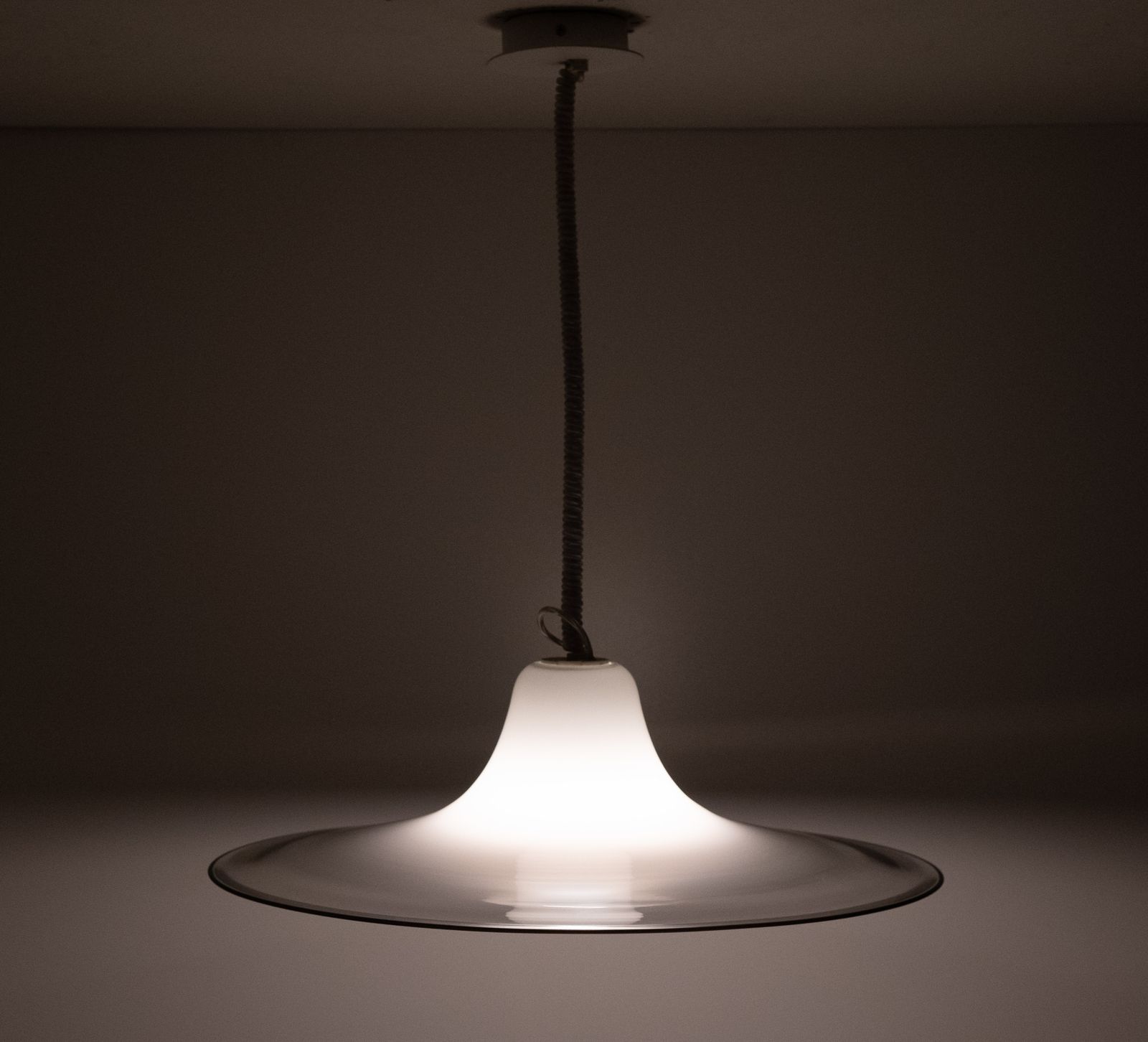 Leucos Murano Glass Pendant Lamp By Renato Toso, Italy, 1970s Leucos Murano photo vinterior