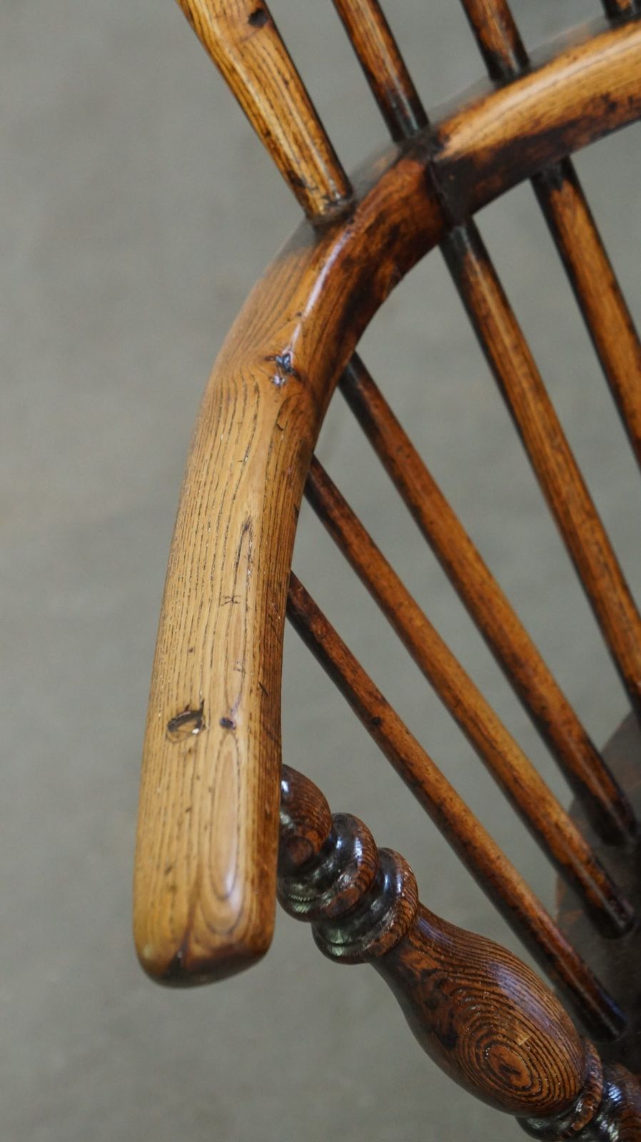 Beautiful And Practical Antique English Highback Windsor Chair With A Beautiful Patina photo buy