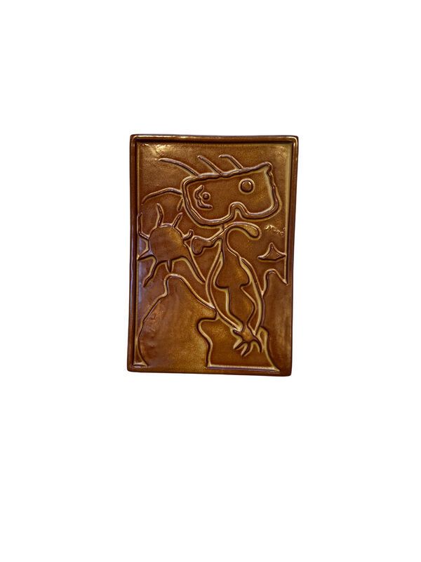 Joan Miró Relief, XX Siècle Nº 4, 1938   21.5 Cm   Glazed, 1939/1990s