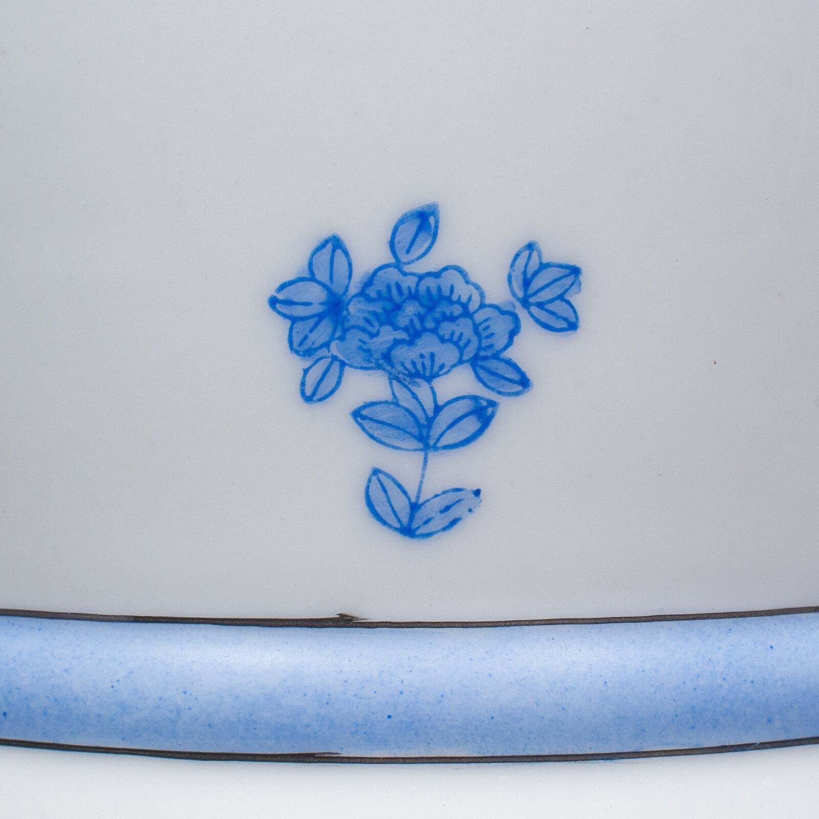 photo furniture Contemporary Decorative Planter Bowl, French, Handpainted Ceramic, Jardiniere