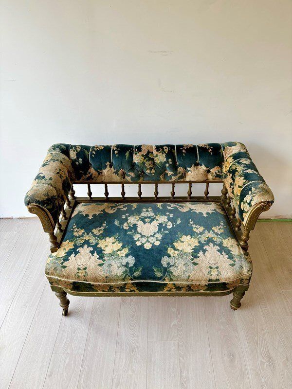 Antique Victorian 2 Seater Sofa photo furniture