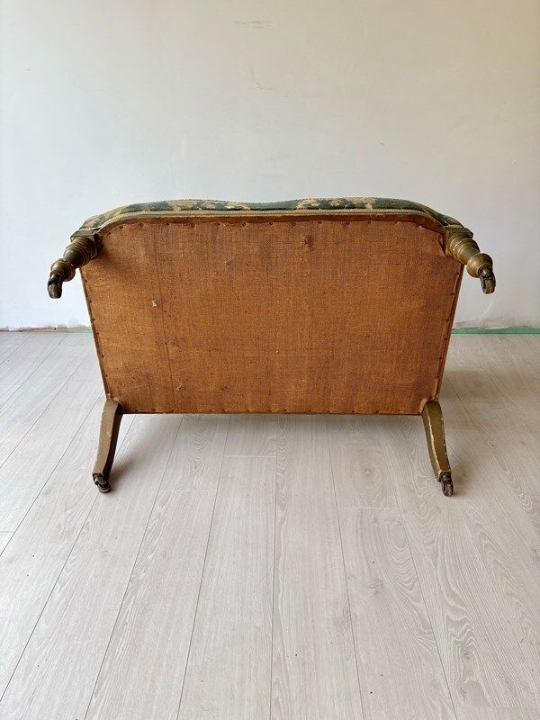 Antique Victorian 2 Seater Sofa photo vintage