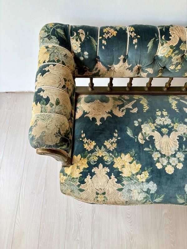 Furniture Antique Victorian 2 Seater Sofa photo