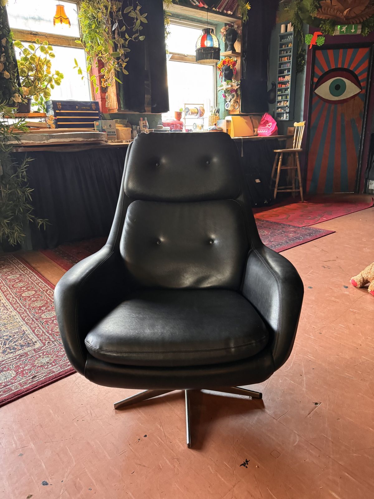 Mid Century Swivel Chair, Mid 20th Century