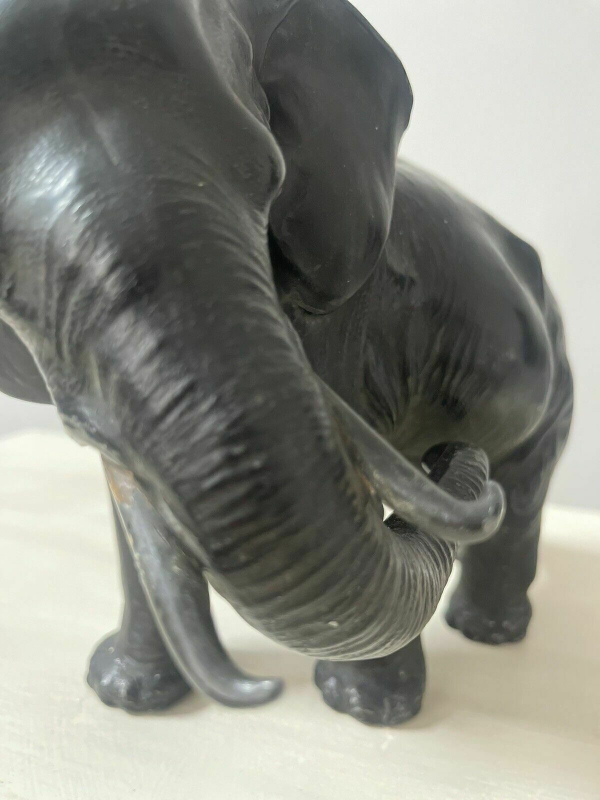 A Japanese Meiji Period (1868 1912) Spelter Model Of An Elephant photo vinterior