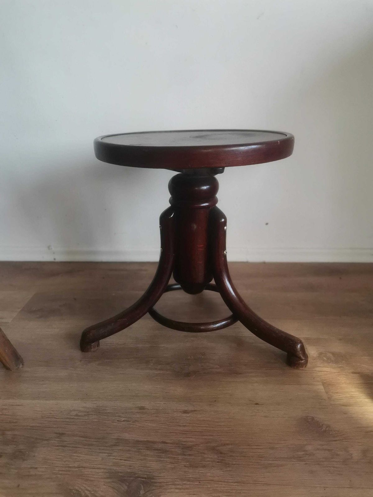Original Thonet Piano Stool Quality Bentwood Hand Made Seat Thonet Chair Vintage