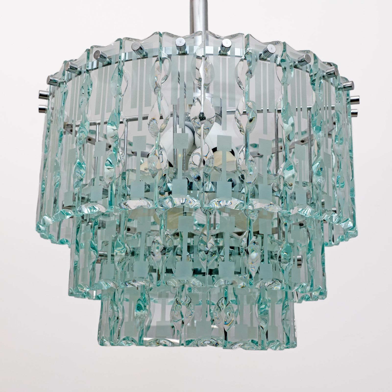 Ground Crystal Chandelier By Cristal Art, Italy, 1970s photo 2373.0
