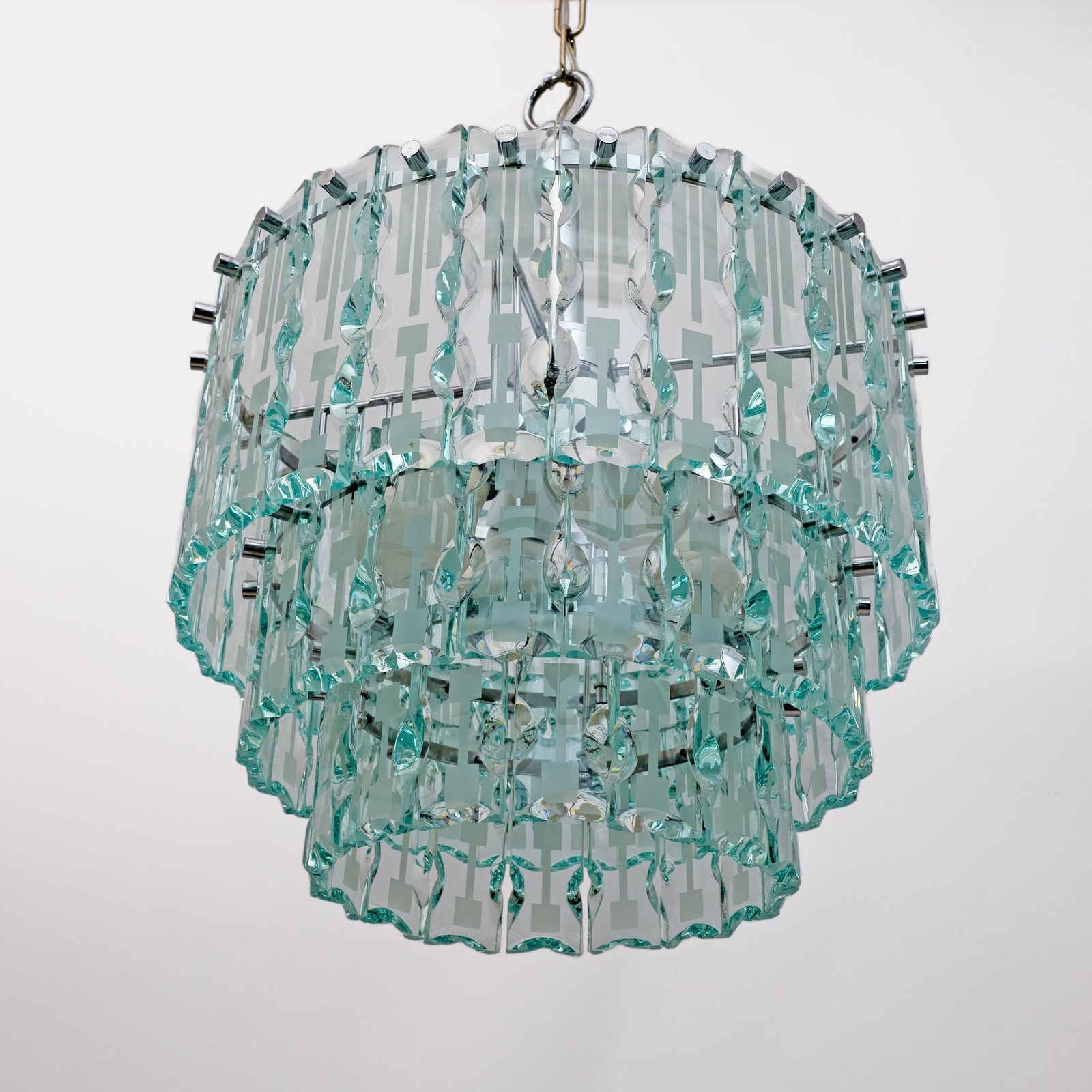 Ground Crystal Chandelier By Cristal Art, Italy, 1970s photo vinterior