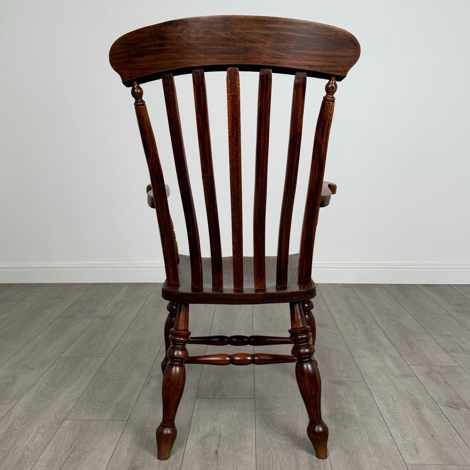 Antique 19th Century Windsor Armchair In Elm photo Furniture
