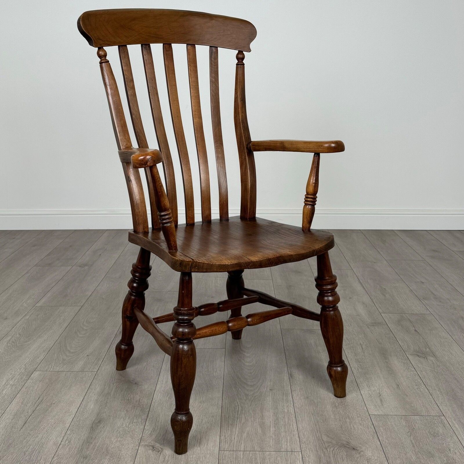 Antique 19th Century Windsor Armchair In Elm photo buy