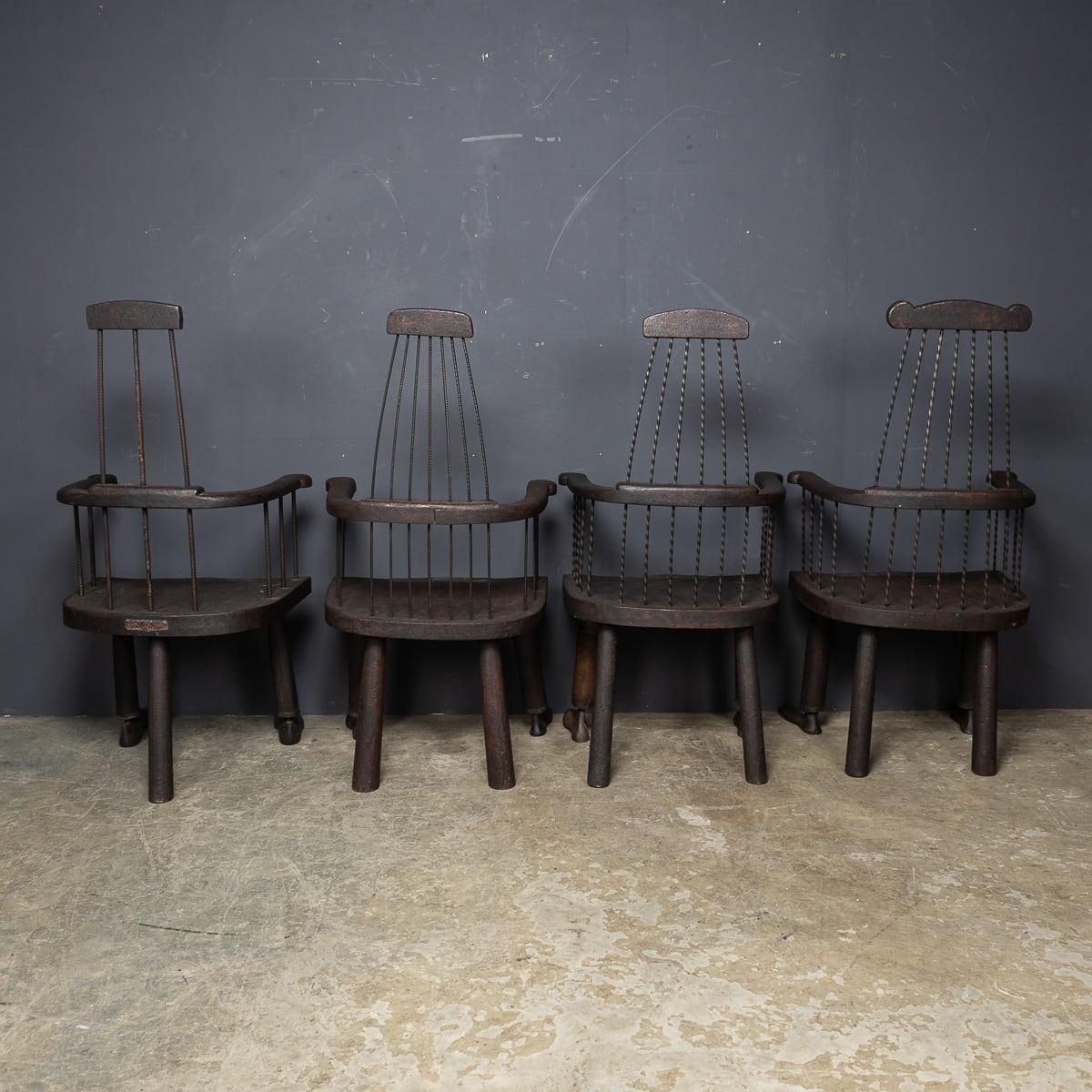 Modern 21st Century Set Of Four Chairs By Martin Scorey C.2000 photo 7450.0