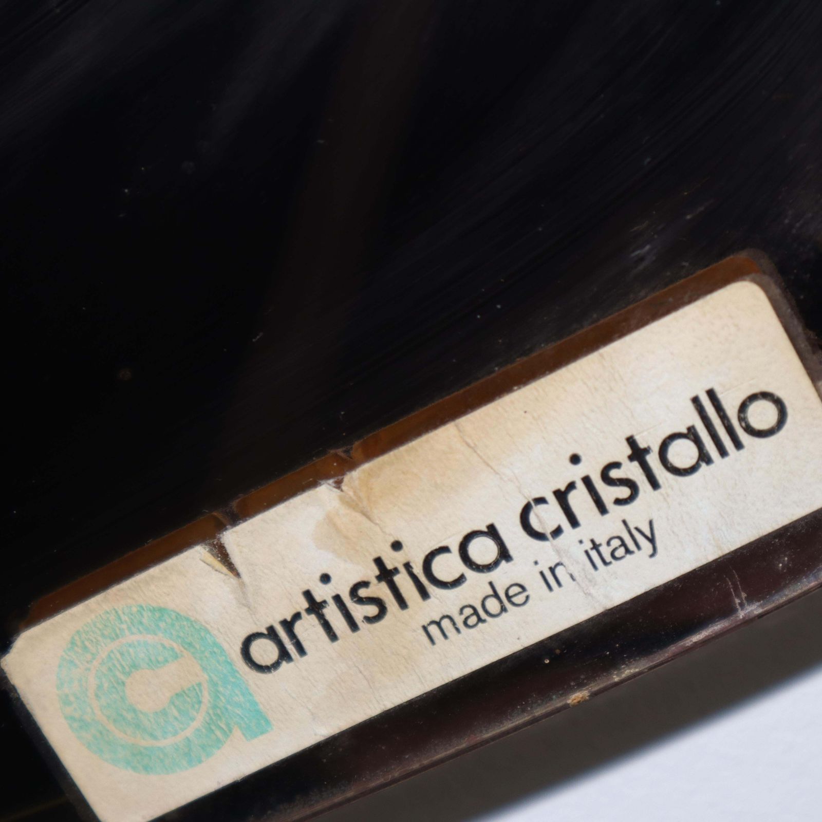 Mid Century Modern Glass Geometric Mirror By Artistica Cristallo, Italy, 1970s photo 754.0
