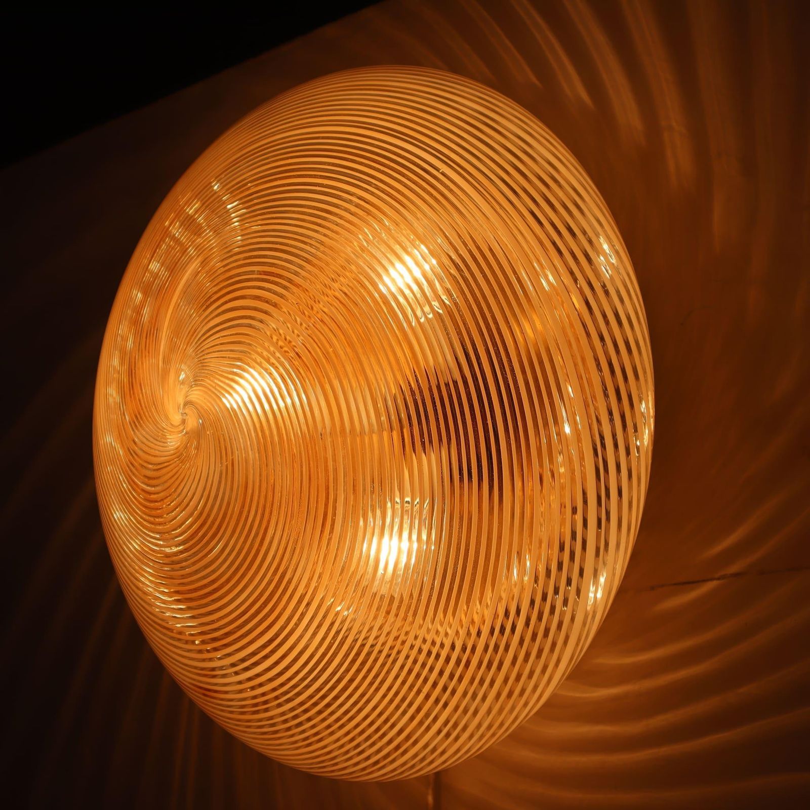 Mid Century Modern Murano Glass "Filigrana" Wall Light Sconce Venini Italy 1950 photo 636.0
