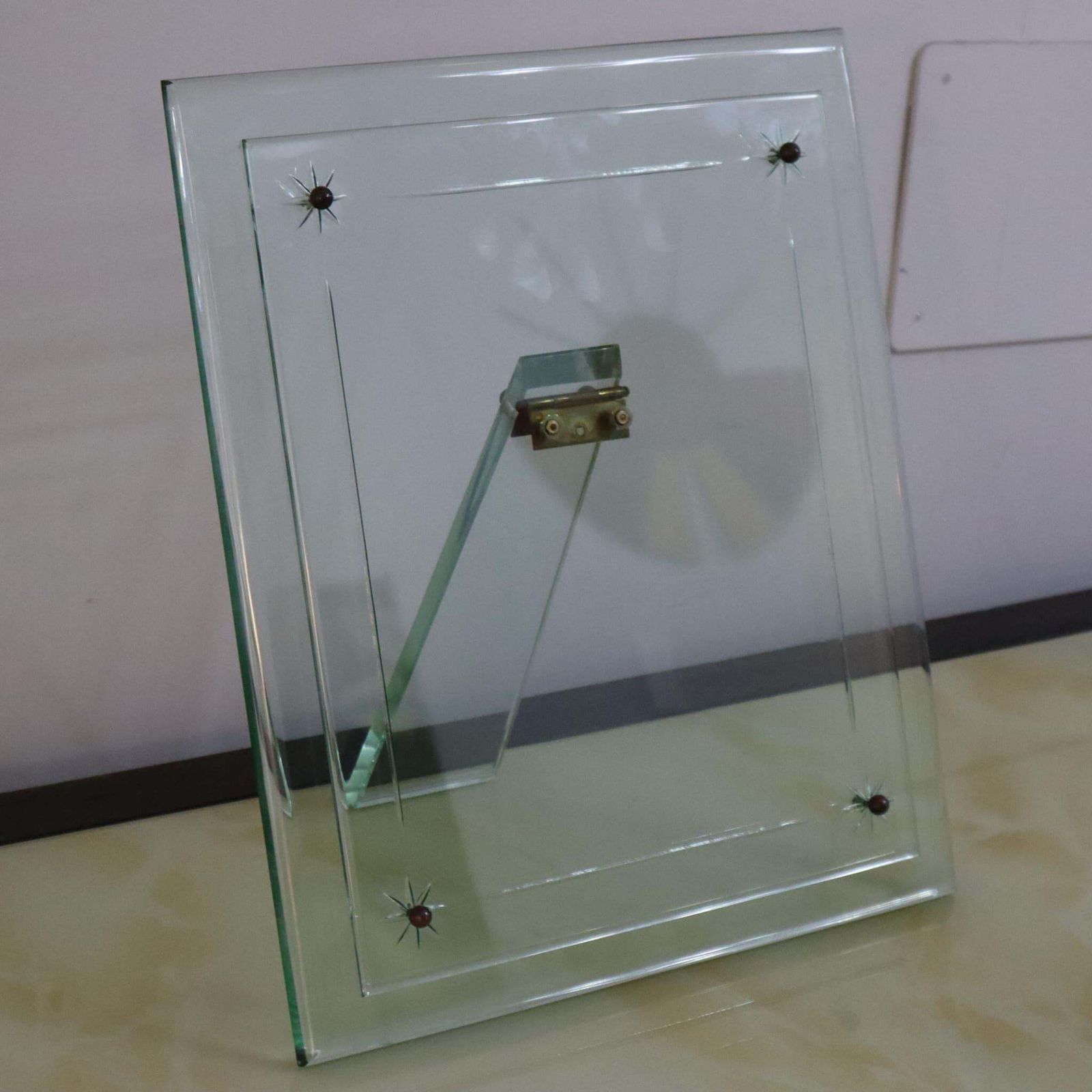 Glass Photo Frame Attributed To Pietro Chiesa For Fontana Arte, Italy, 1940s photo buy
