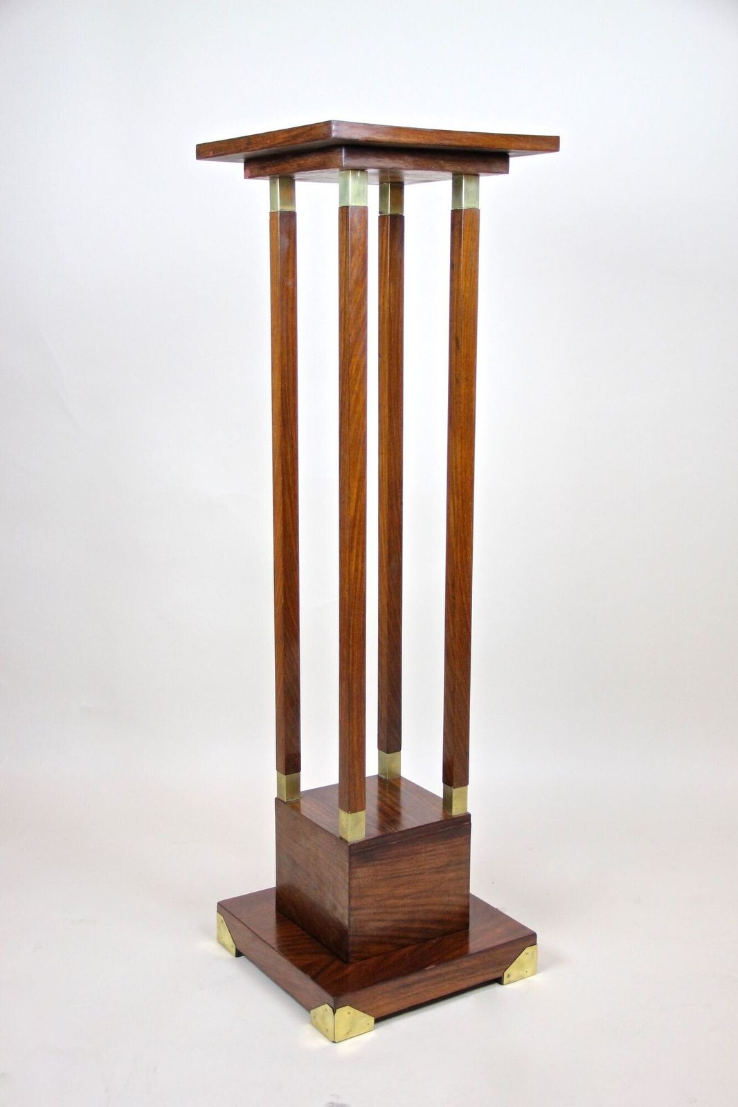 20th Century Art Nouveau Palisander Pedestal, Austria, Circa 1900 photo furniture